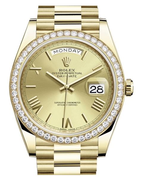 18k rolex day date replica|rolex day date 18k gold.